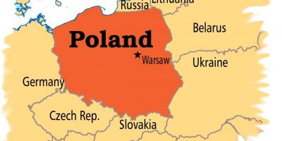 Warszawa på kartan